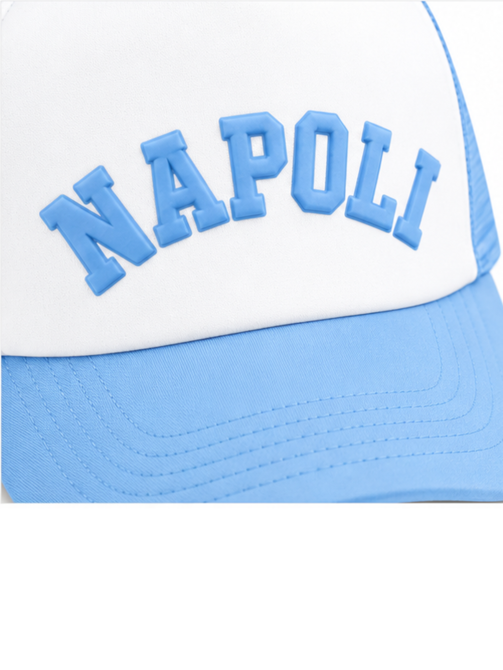 Cappellino Trucker Sky Blue / White Napoli