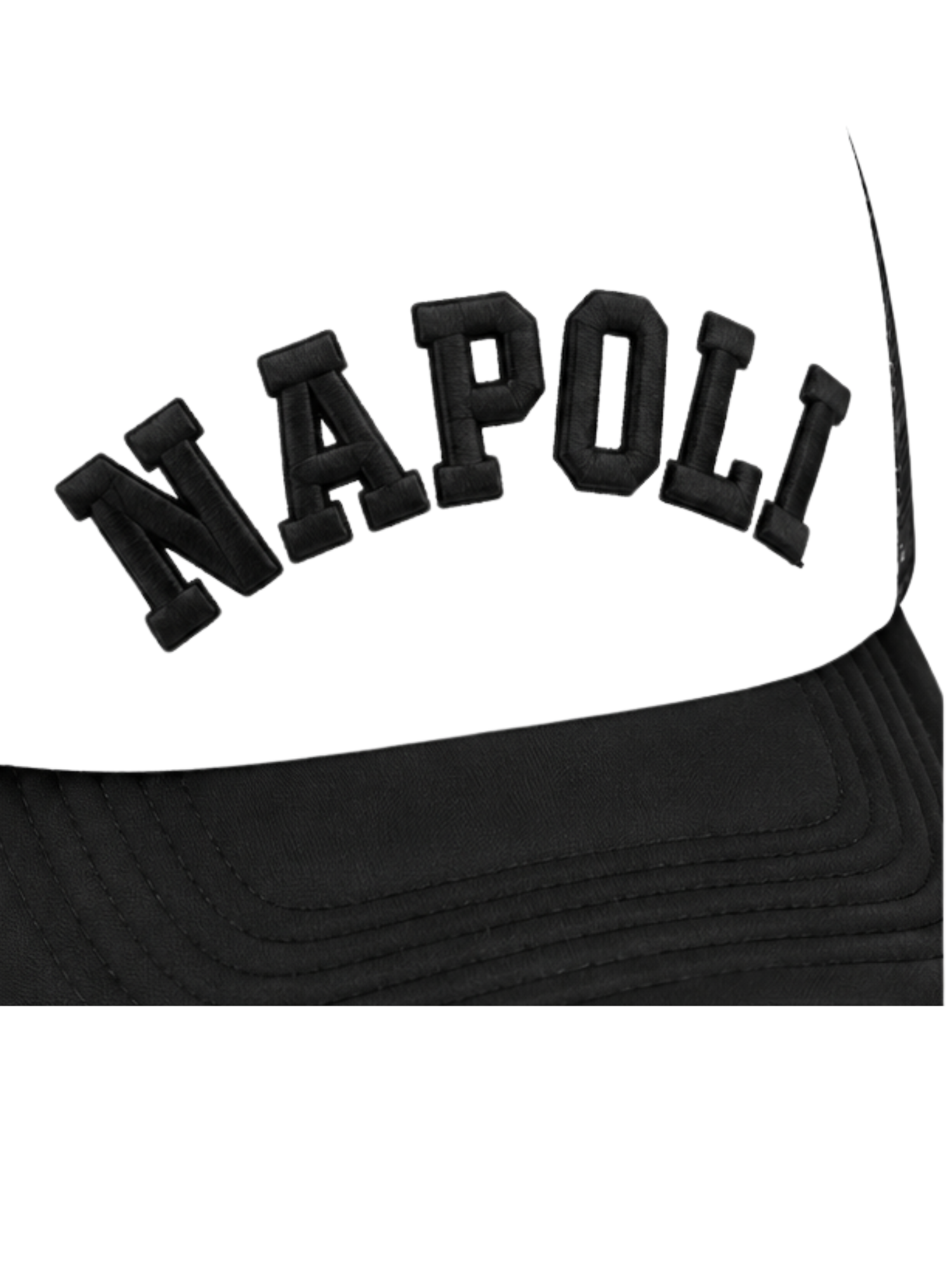 Cappellino Trucker Black / White Napoli