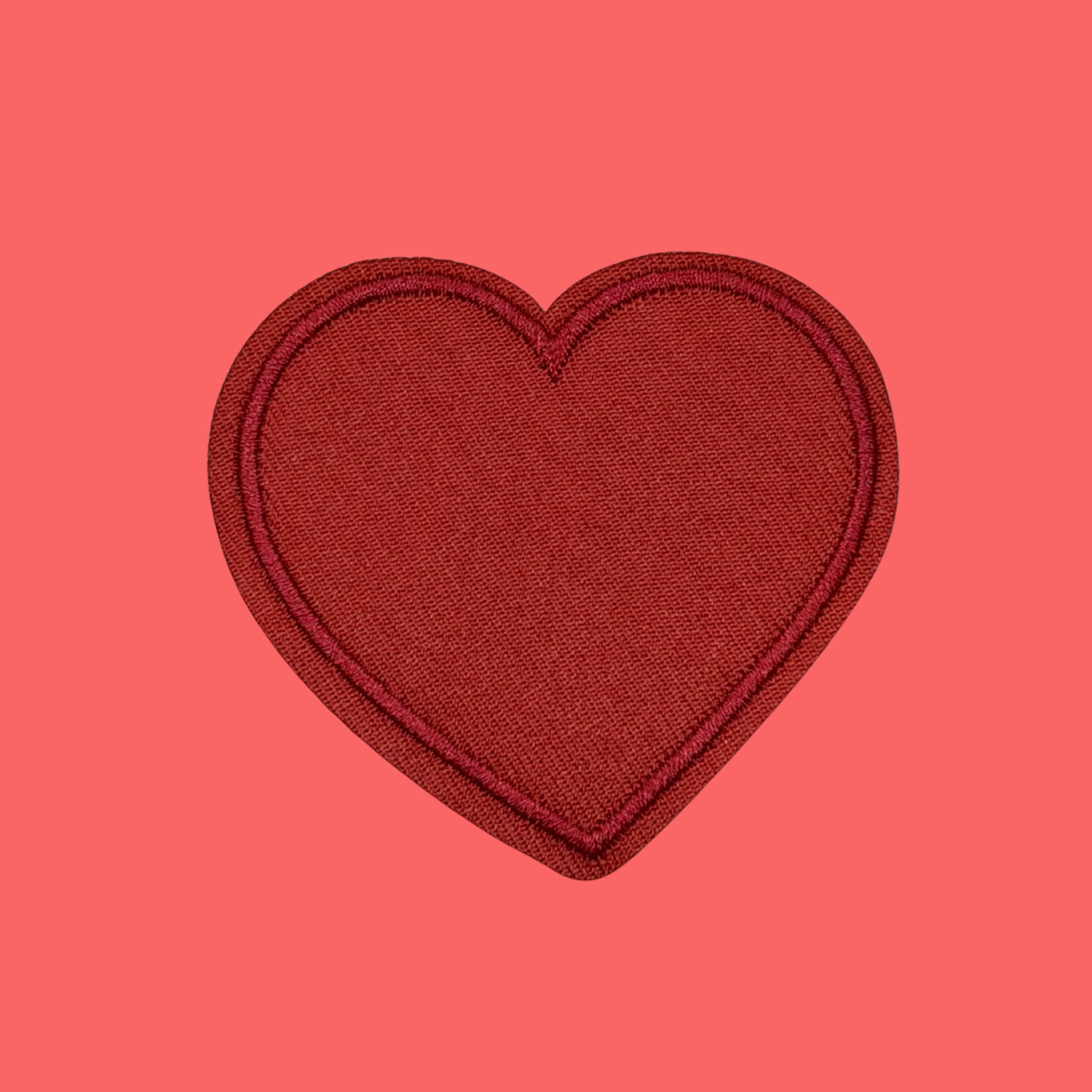 Patch Cuore Rosso Grande