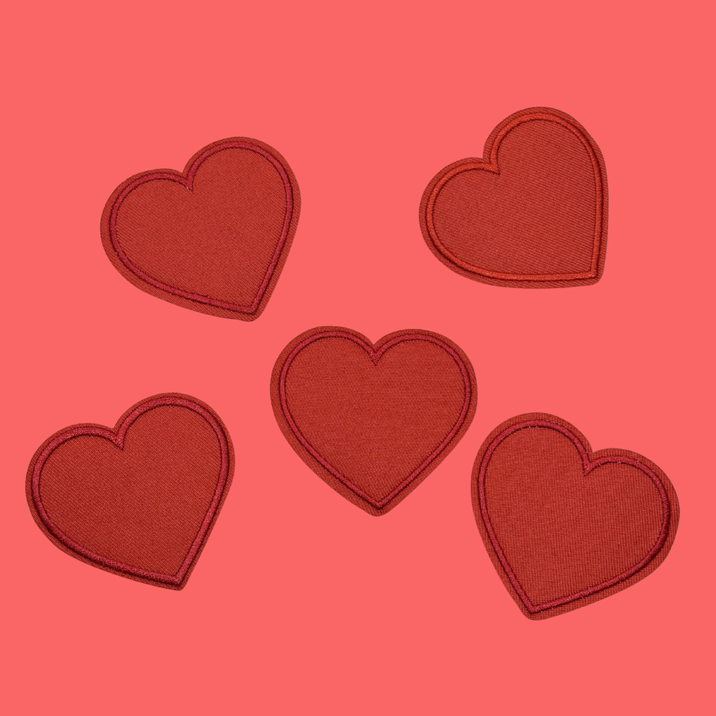 Patch Cuore Rosso Grande