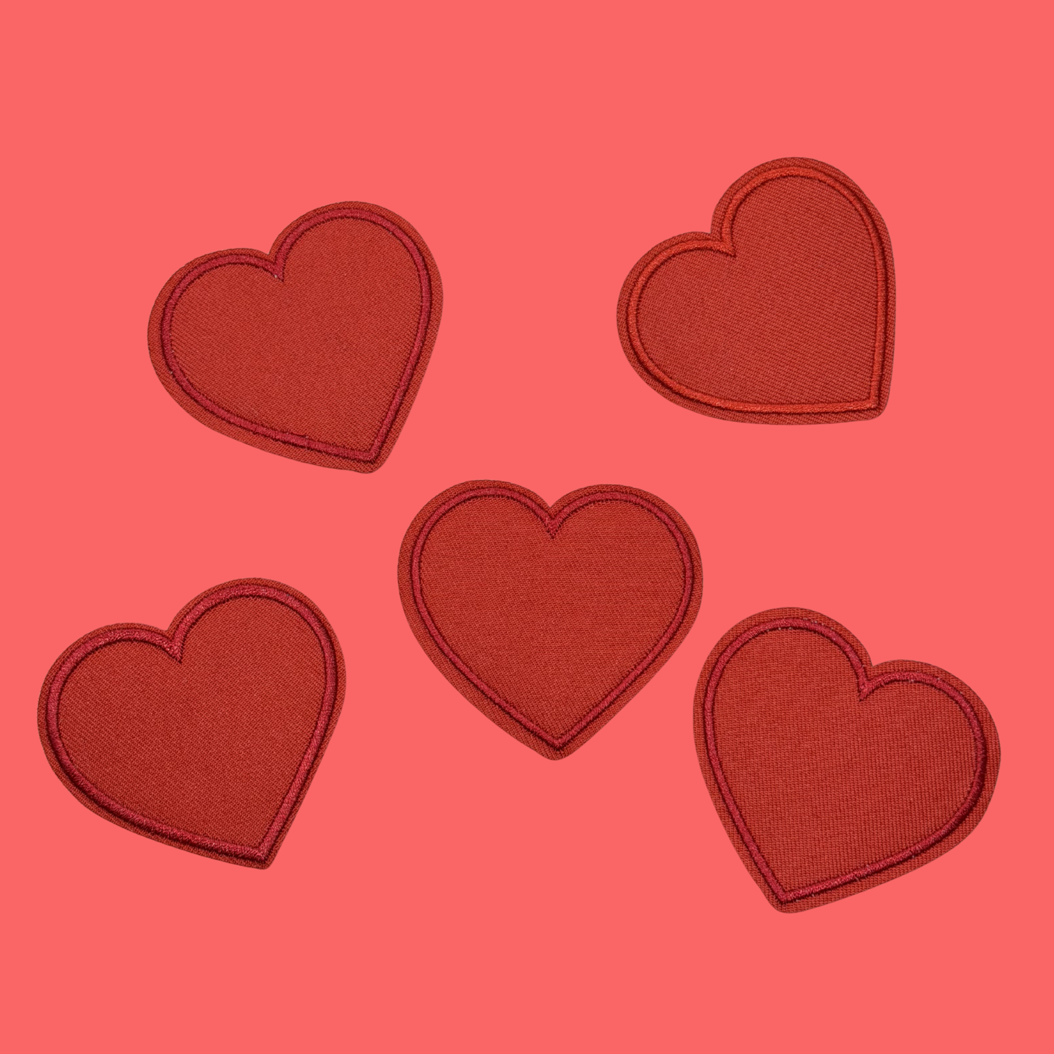 Patch Cuore Rosso Grande
