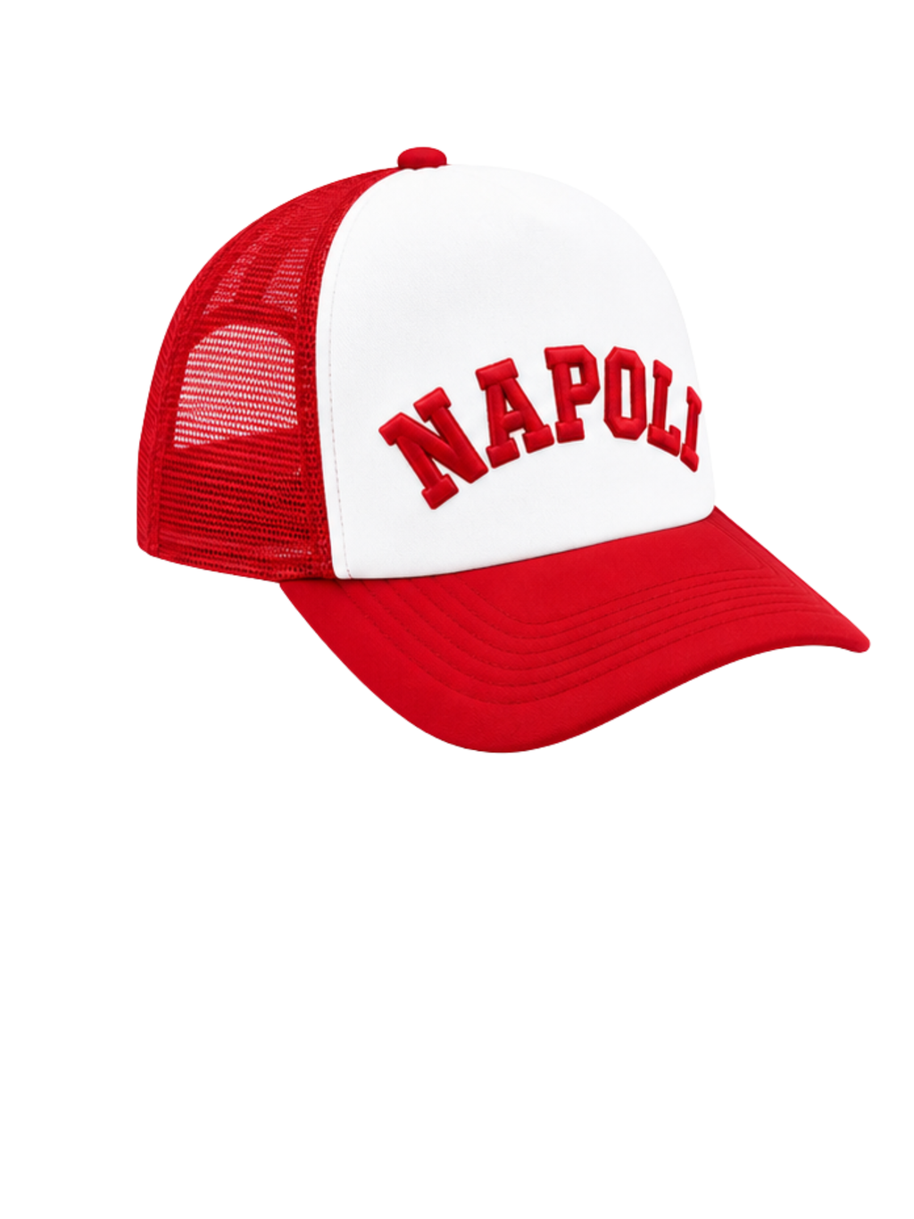 Cappellino Trucker Red / White Napoli