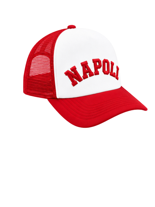Cappellino Trucker Red / White Napoli