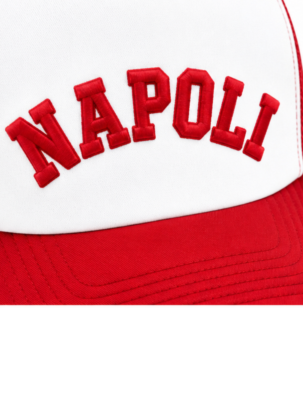 Cappellino Trucker Red / White Napoli