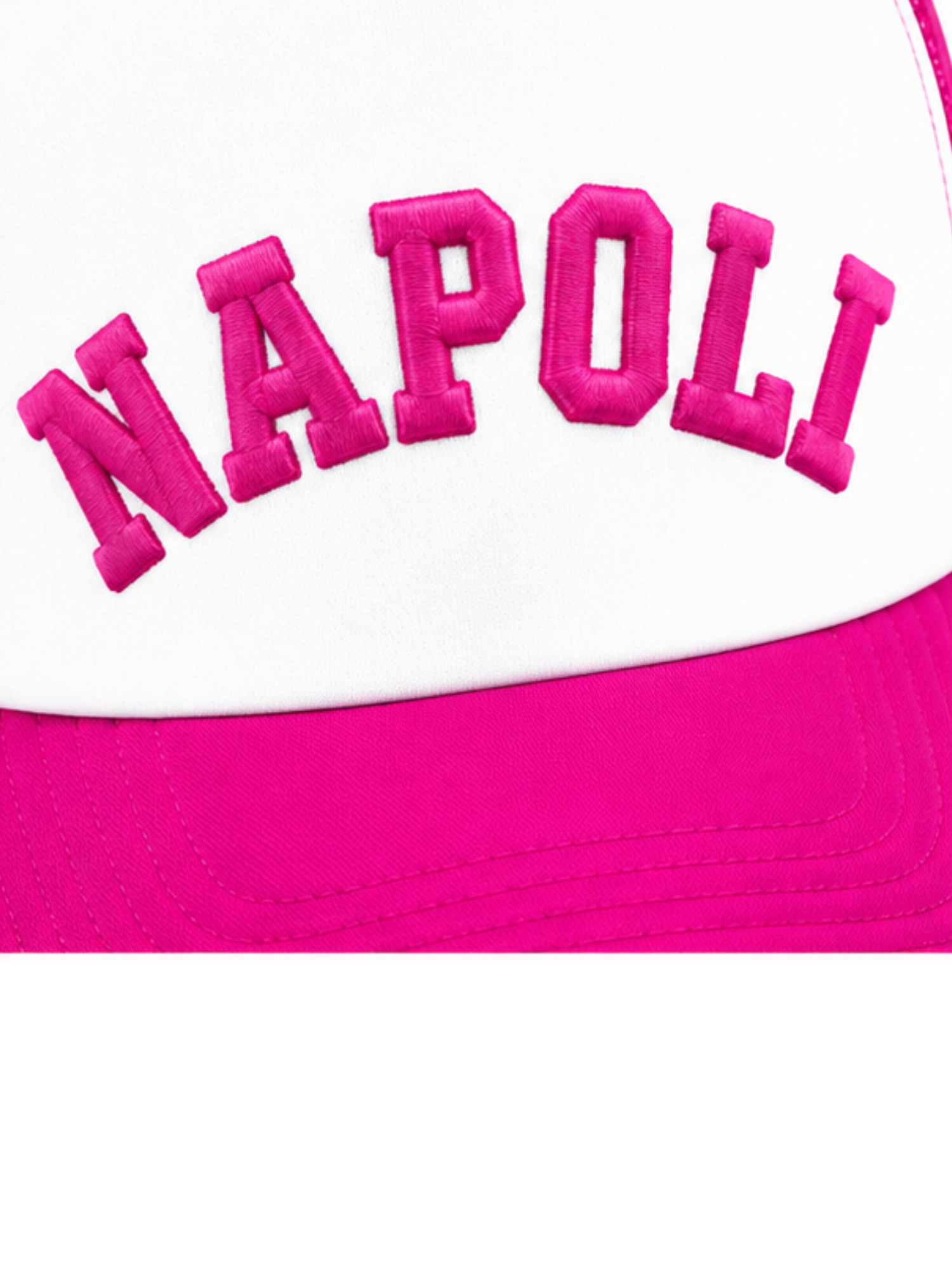 Cappellino Trucker Fuchsia / White Napoli
