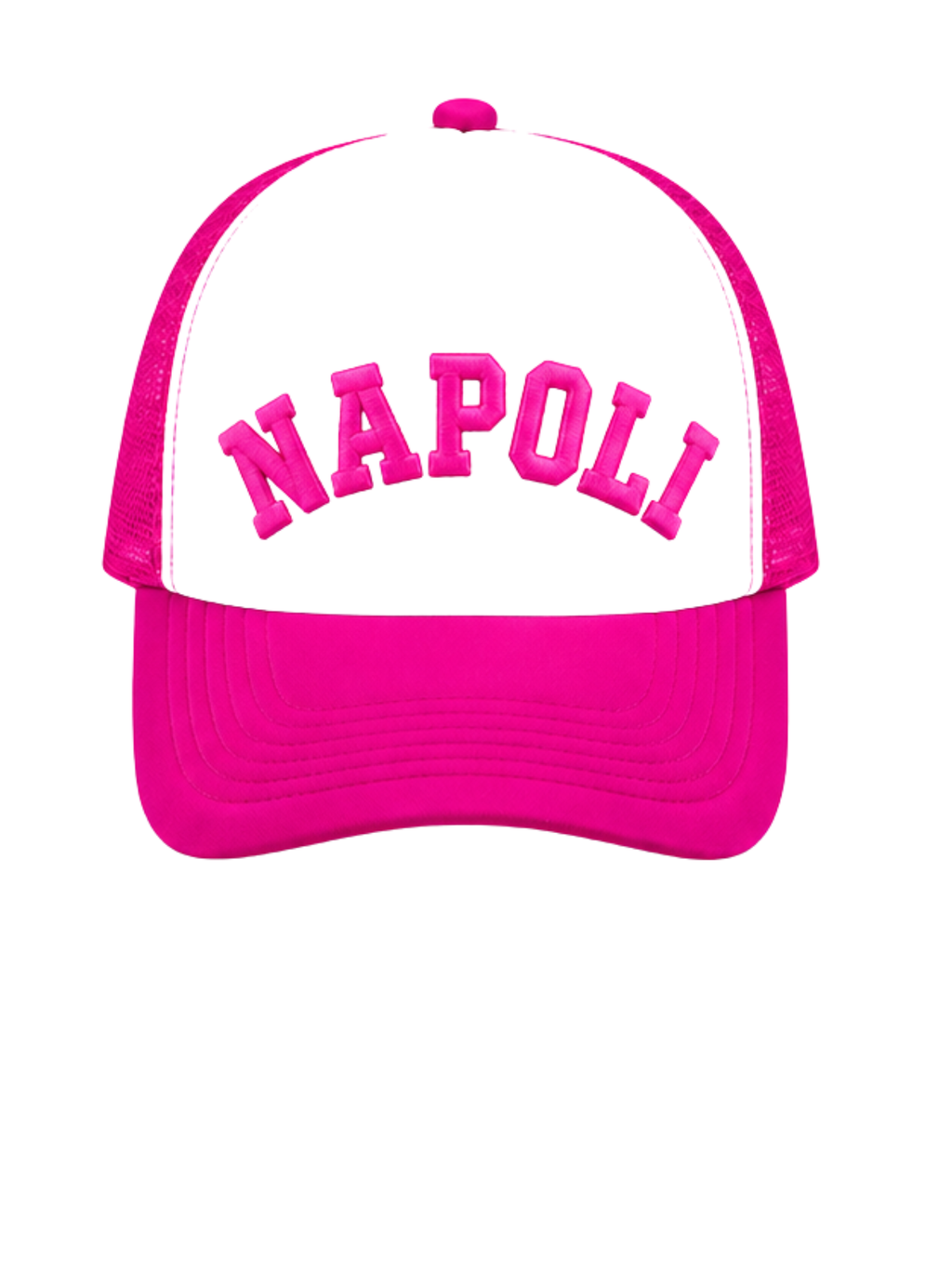 Cappellino Trucker Fuchsia / White Napoli