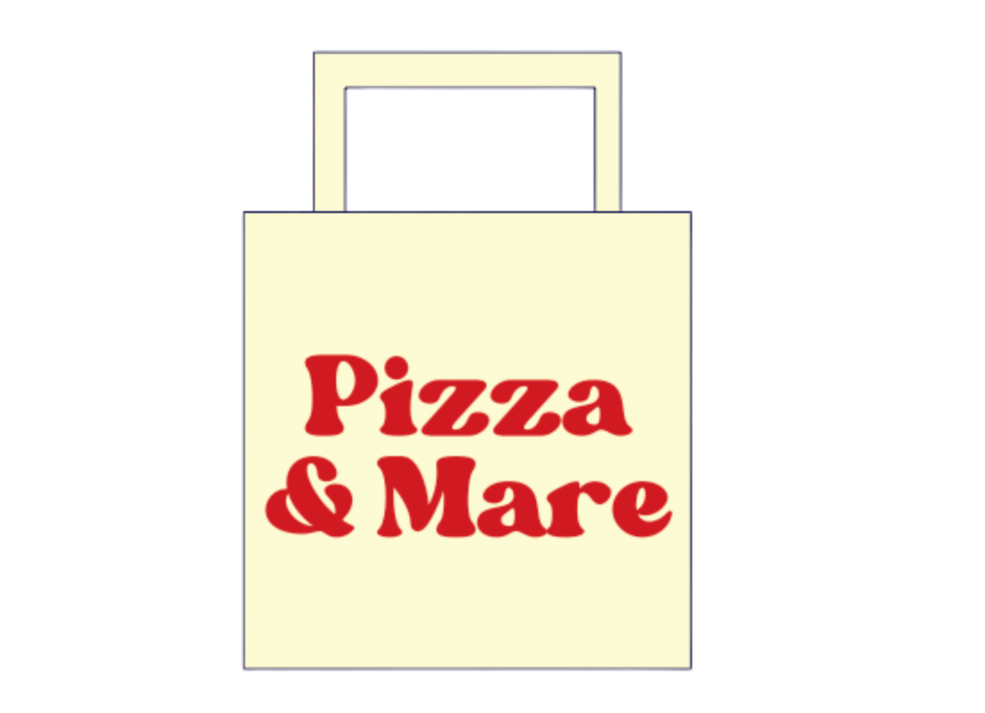 Tote Bag Pizza & Mare