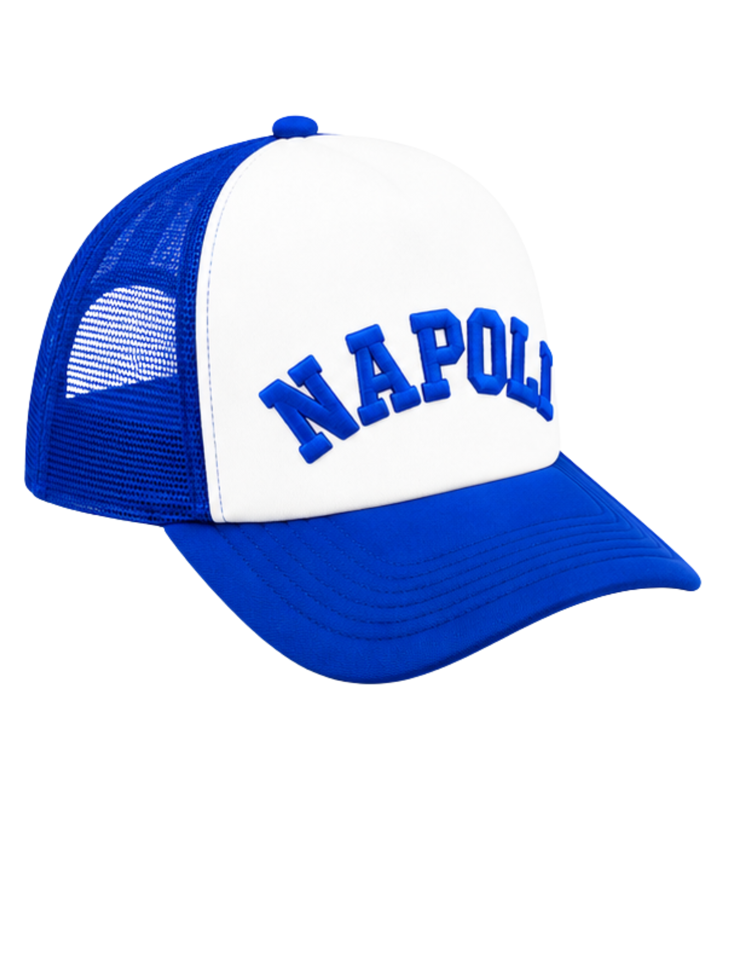 Cappellino Trucker Bright Royal / White Napoli