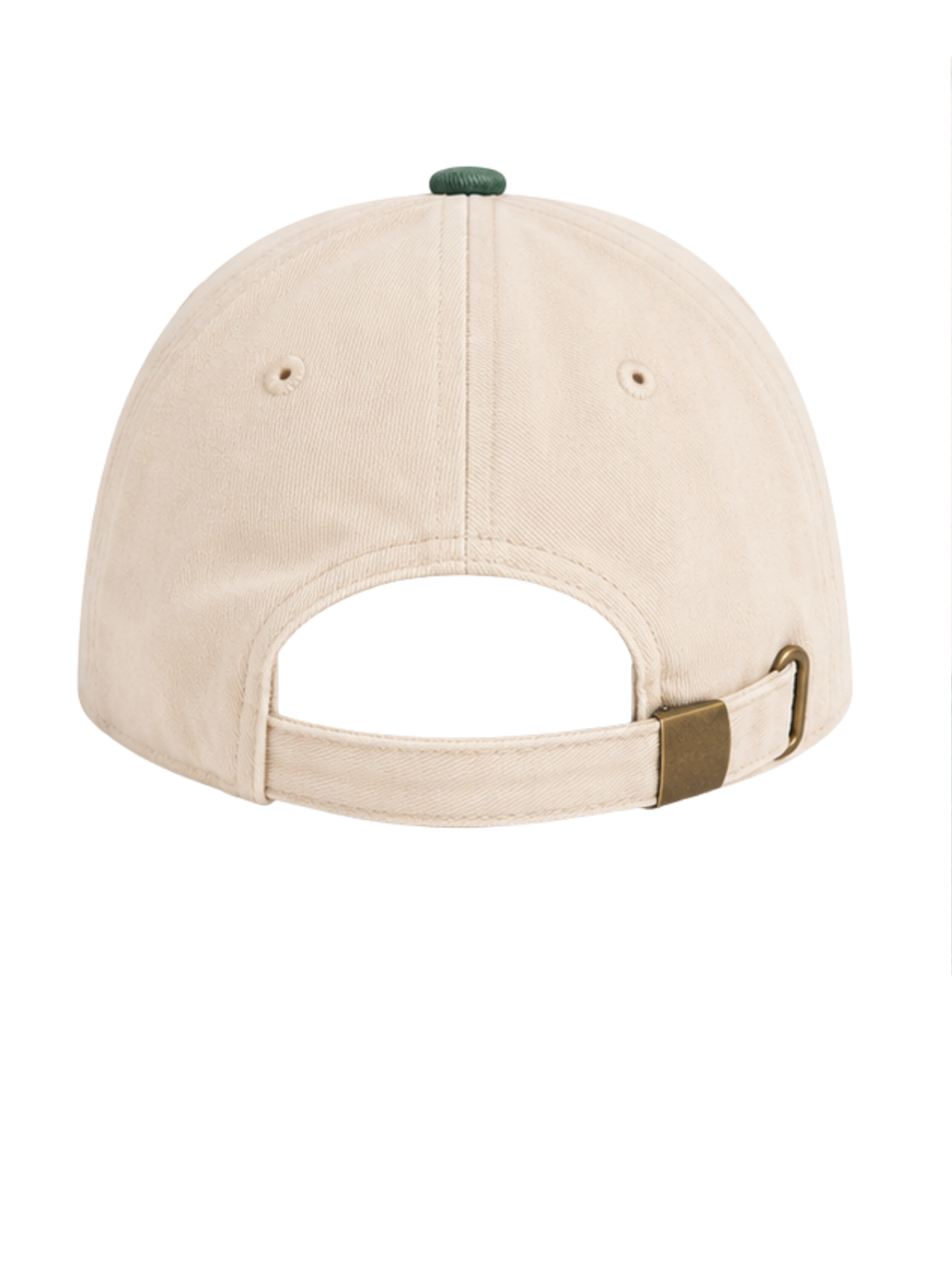 Cappellino Bicolor Natural/Vintage Bottle Green Napoli