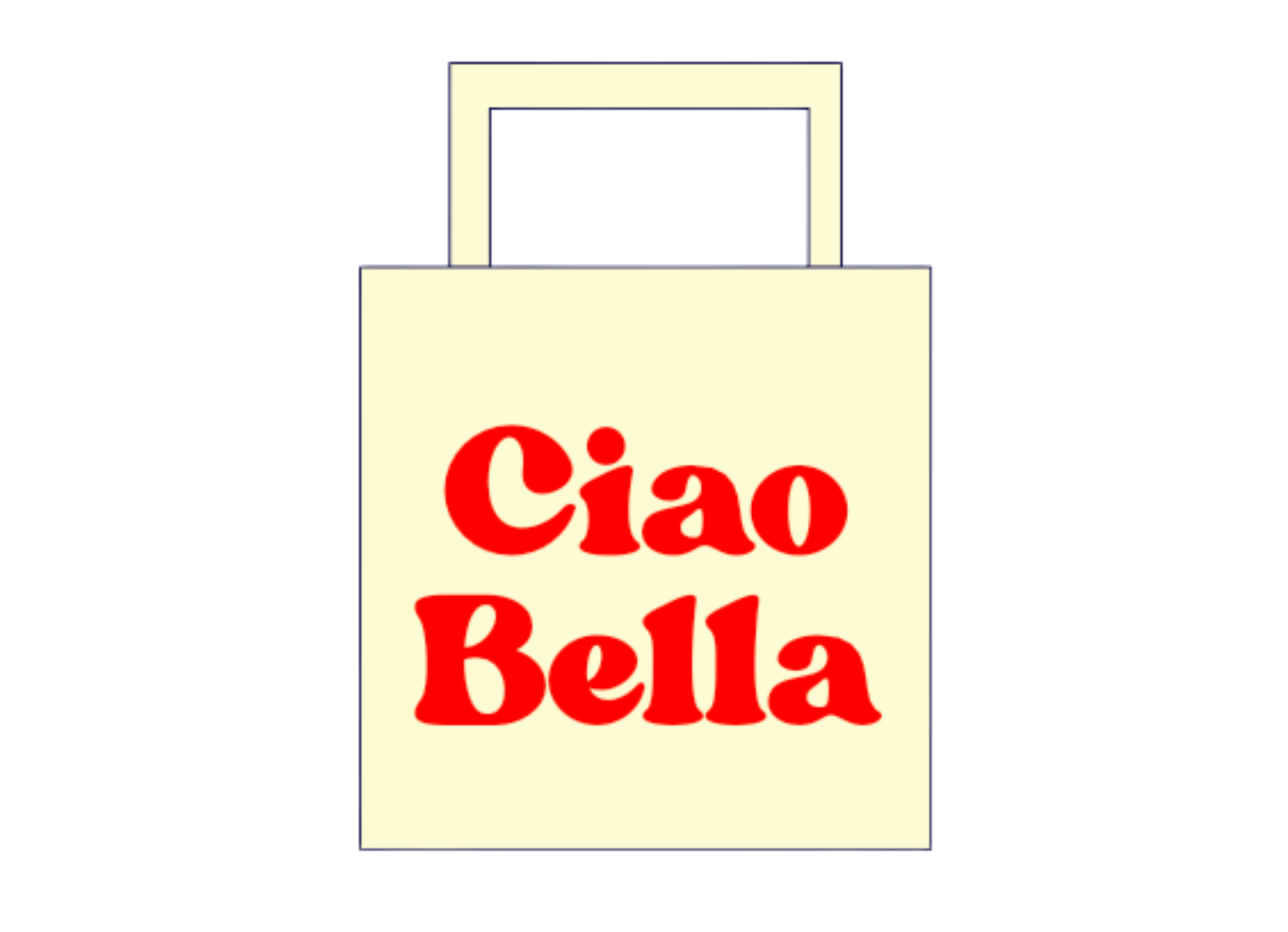 Tote Bag Ciao Bella
