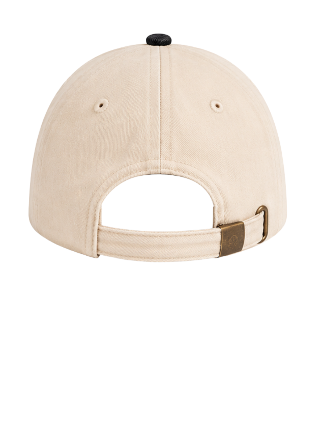 Cappellino Bicolor Natural /Vintage Black Napoli