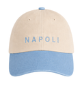 Cappellino Bicolor Natural/Vintage Light Blue Napoli