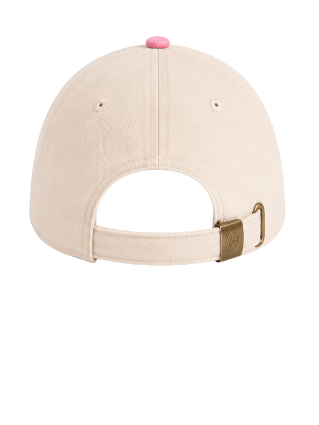 Cappellino Bicolor Natural/Vintage Dusky Pink Napoli