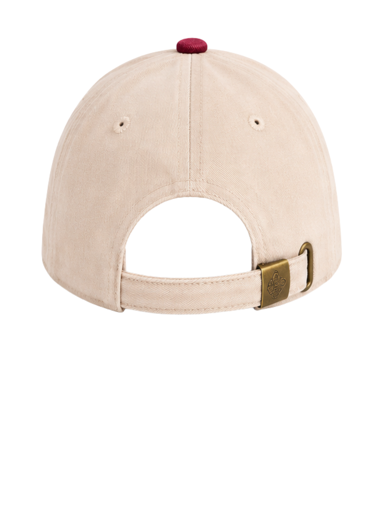 Cappellino Bicolor Natural/Vintage Red La Dolce Vita