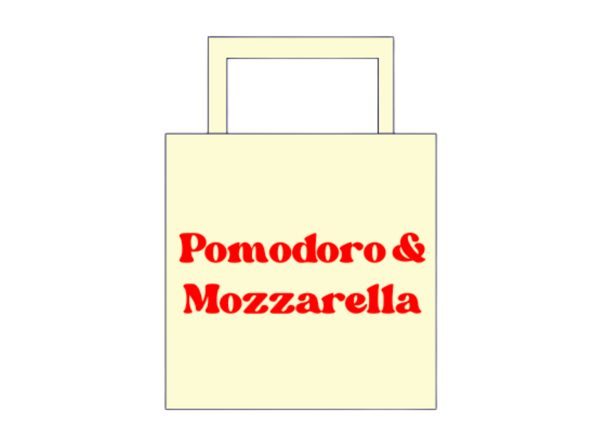 Tote Bag Pomodoro & Mozzarella