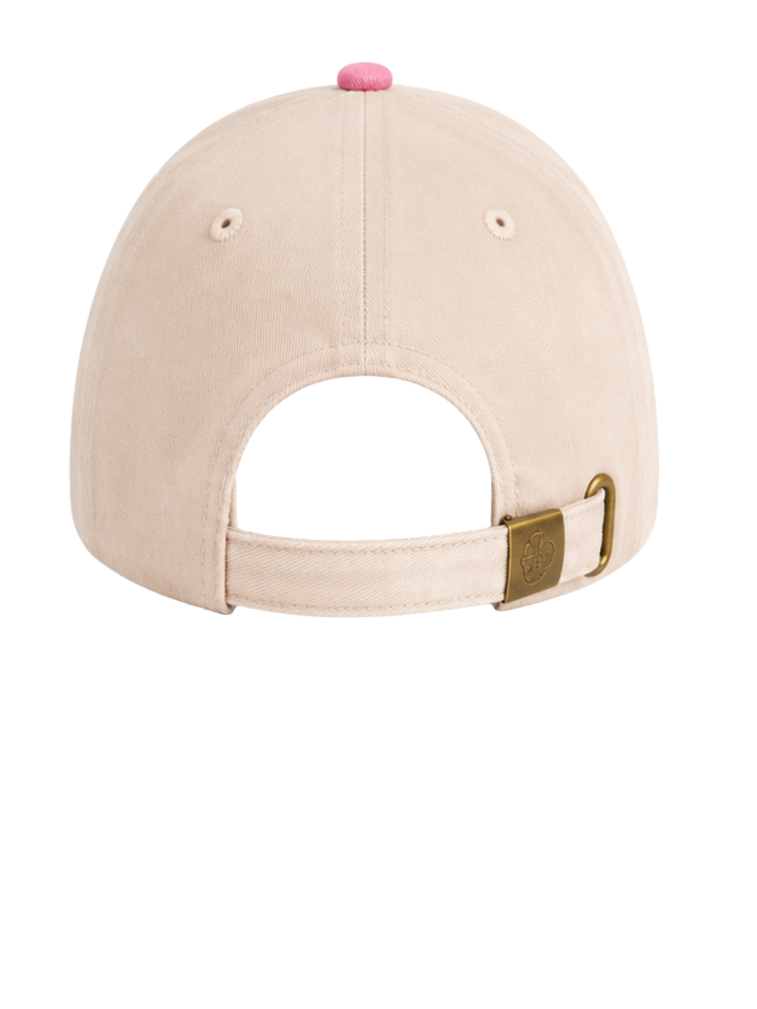 Cappellino Bicolor Natural/Vintage Dusky Pink La Dolce Vita