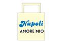 Tote Bag Napoli Amore Mio Azzurro & Navy