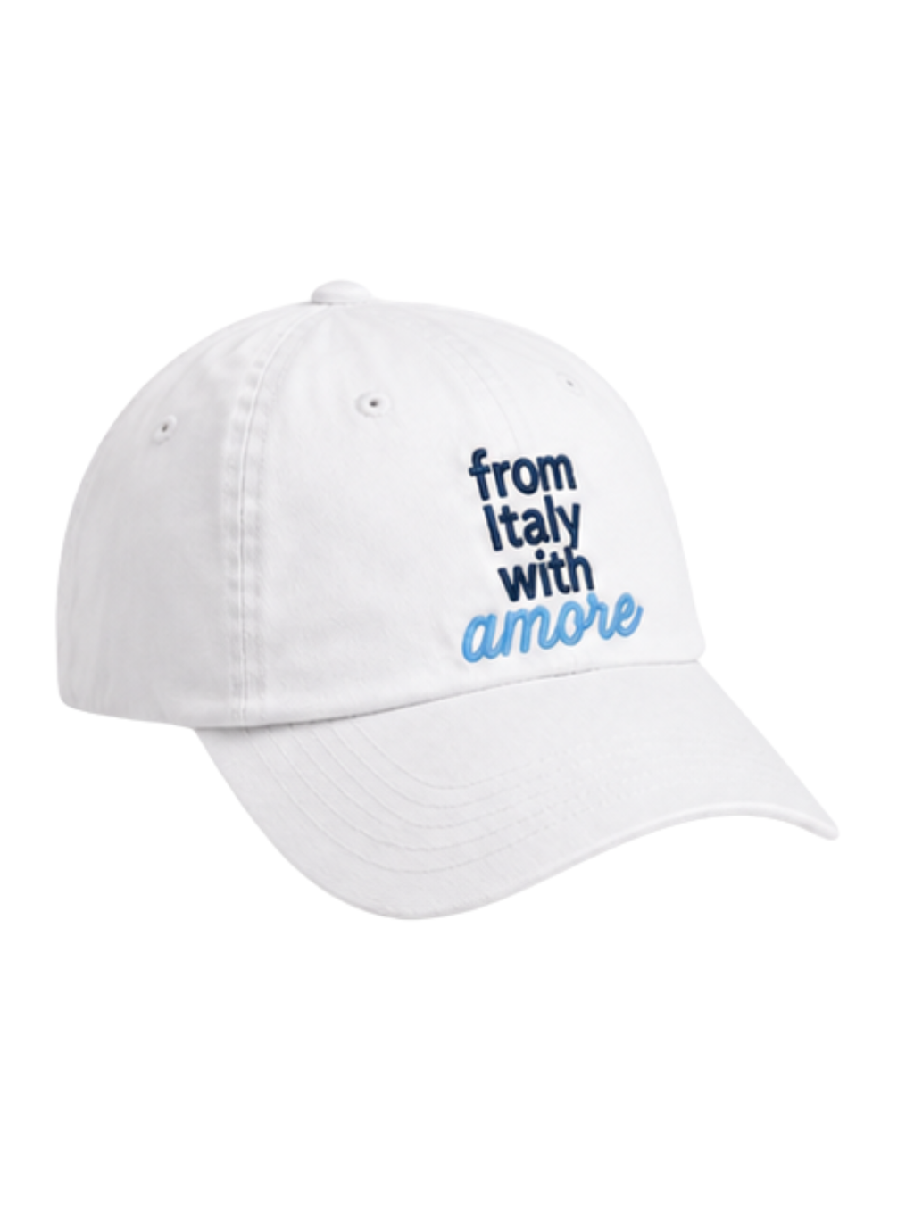 Cappellino Bianco Logo