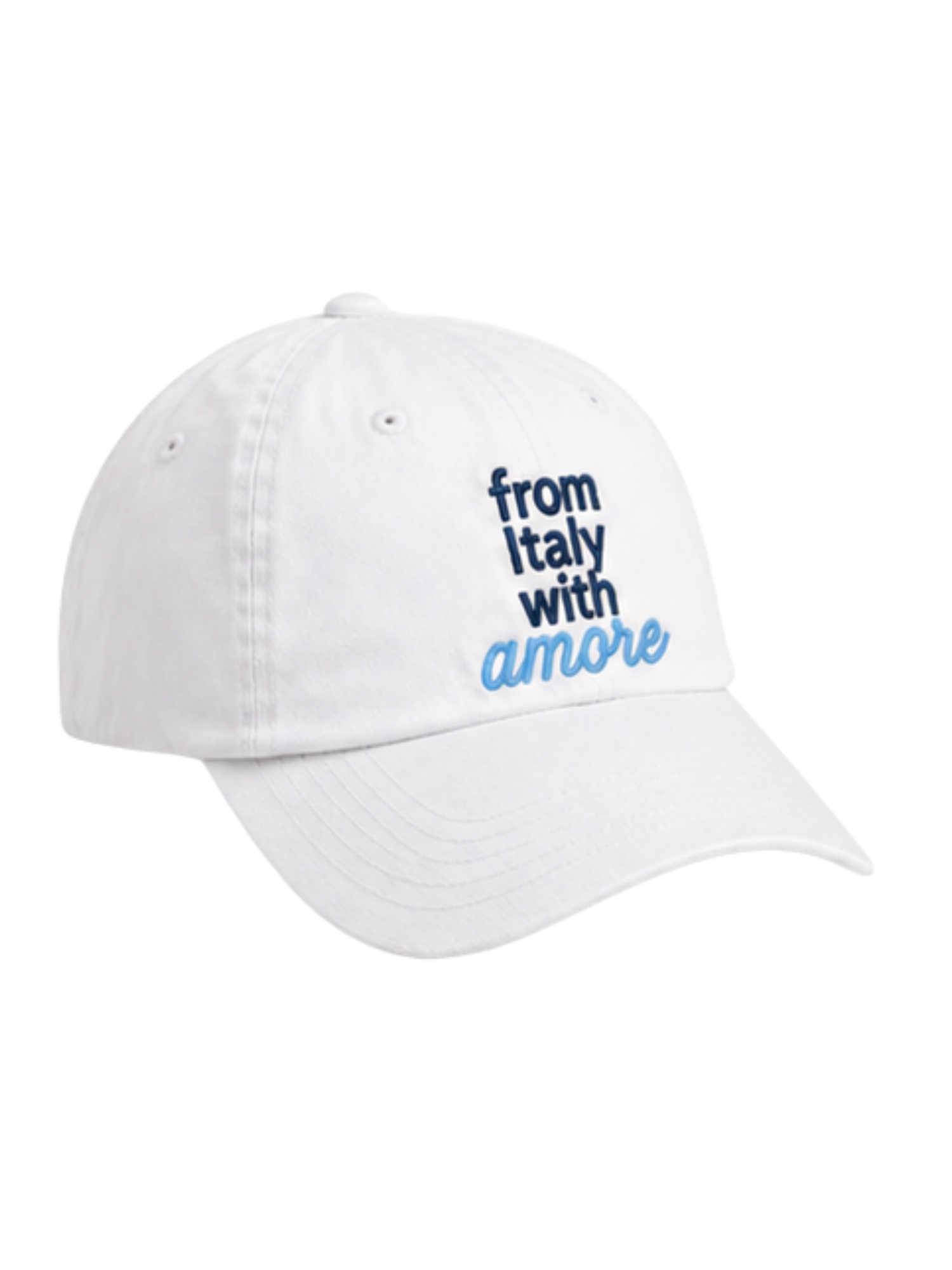 Cappellino Bianco Logo