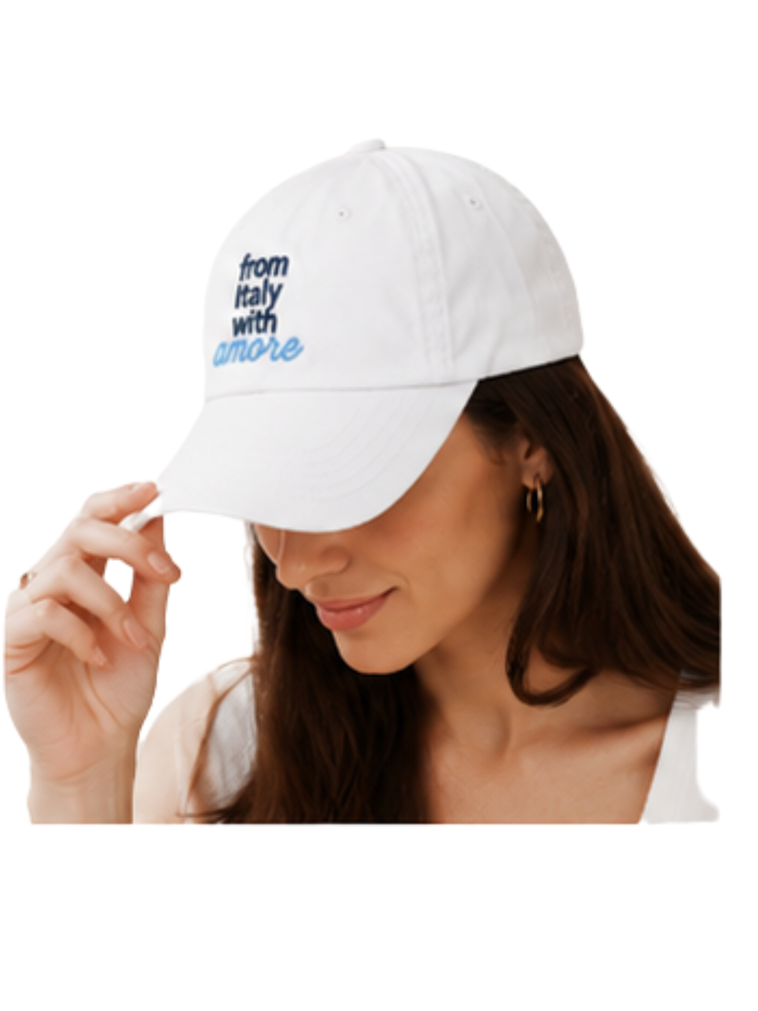 Cappellino Bianco Logo