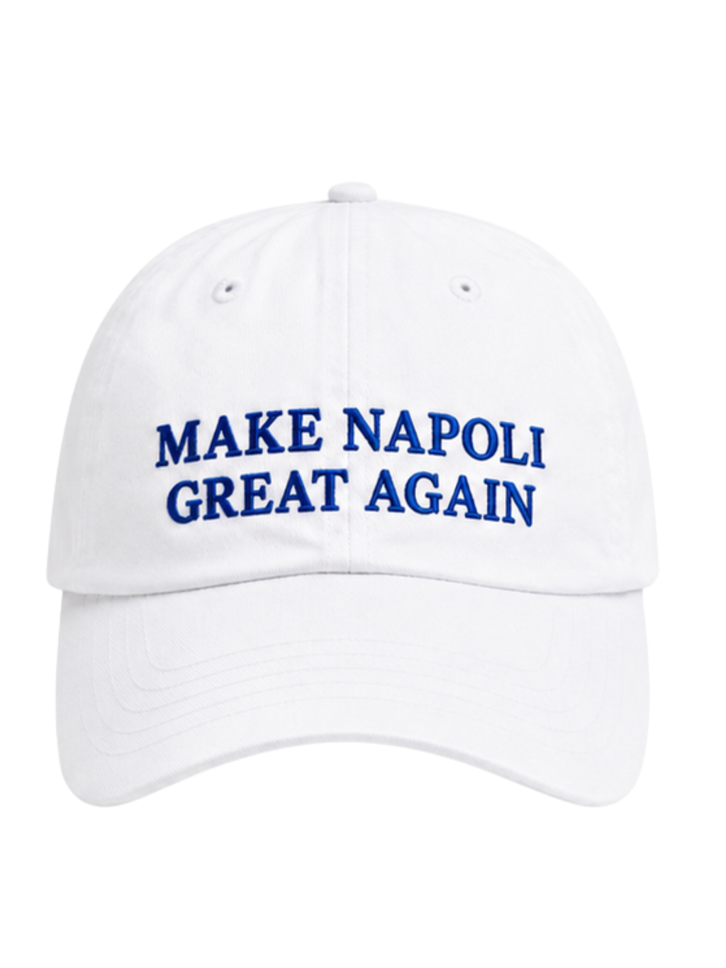Cappellino Bianco Make Napoli Great Again
