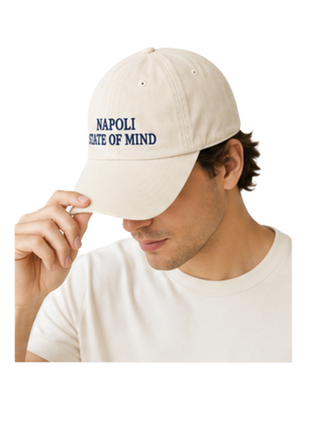 Cappellino Beige Napoli State of Mind