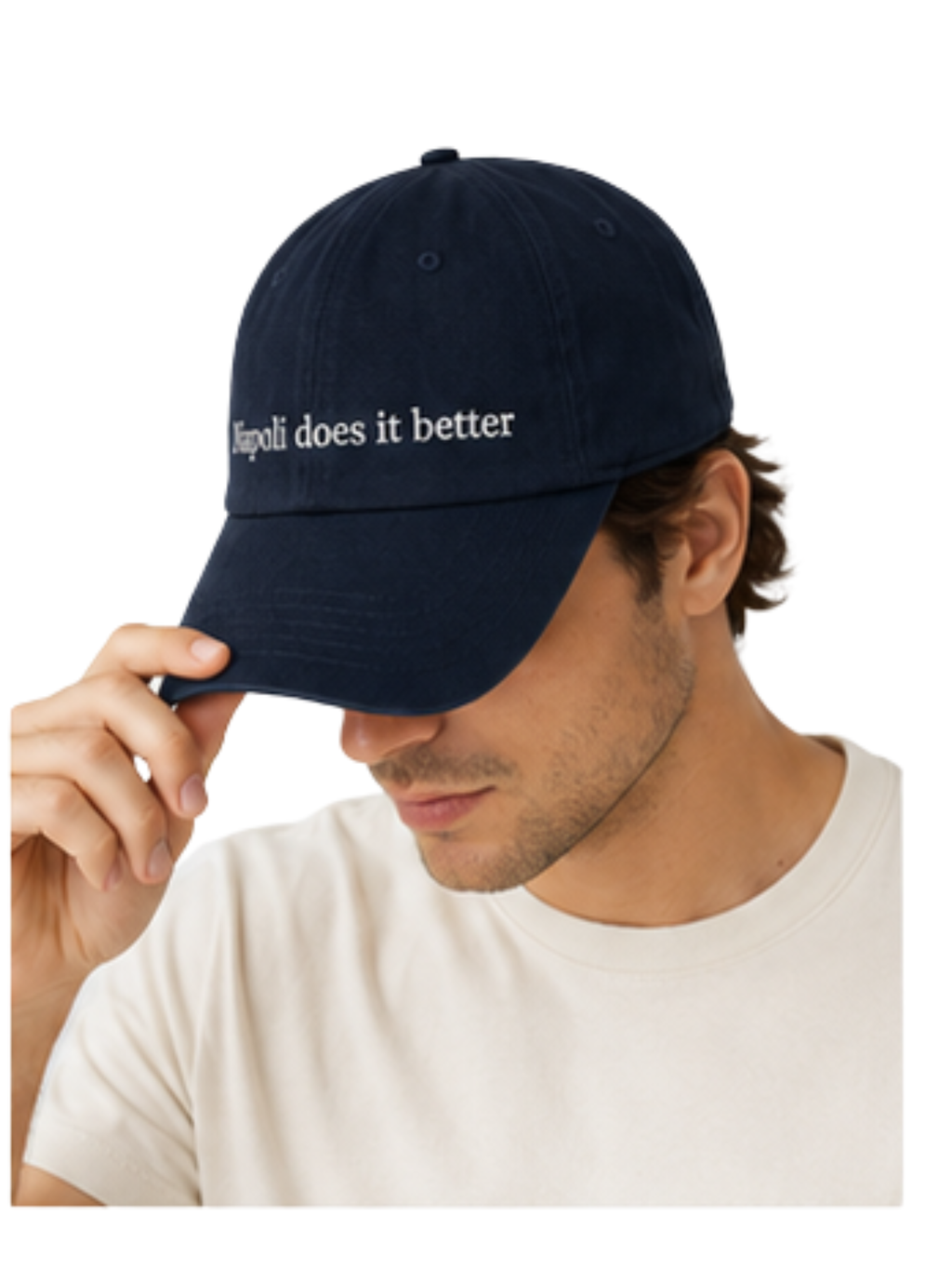 Cappellino Navy Napoli Does It Better