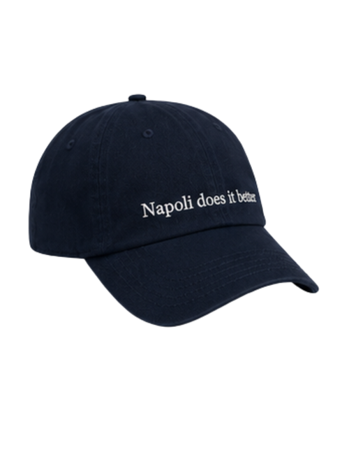 Cappellino Navy Napoli Does It Better