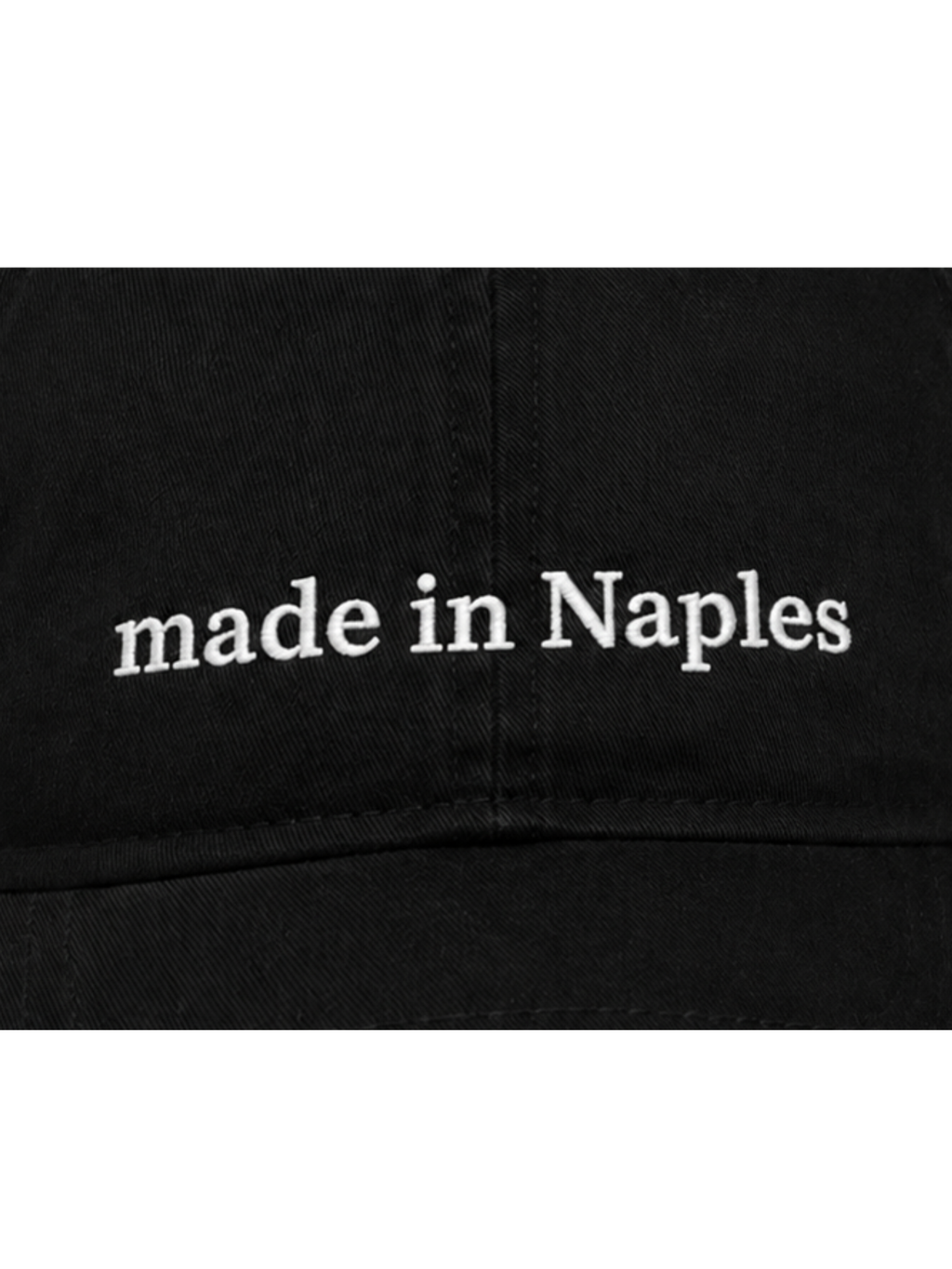 Cappellino Nero Made in Naples
