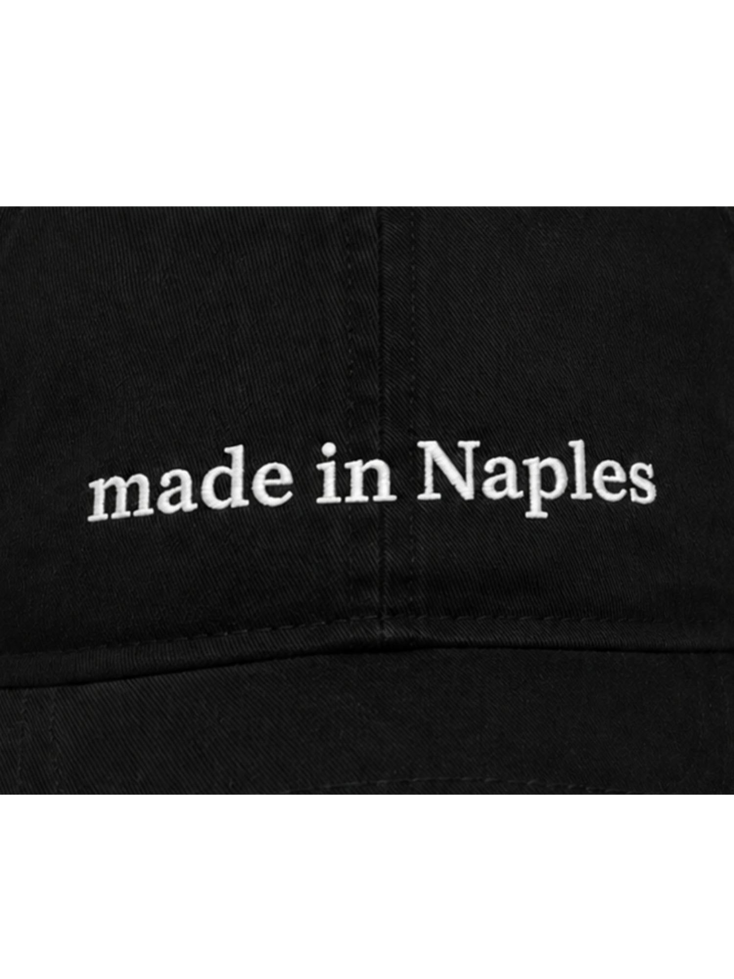 Cappellino Nero Made in Naples