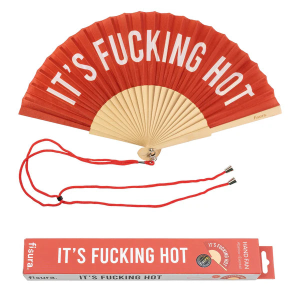 Ventaglio It's fucking hot Rosso