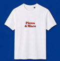 T-shirt - PIZZA & MARE - Bianca