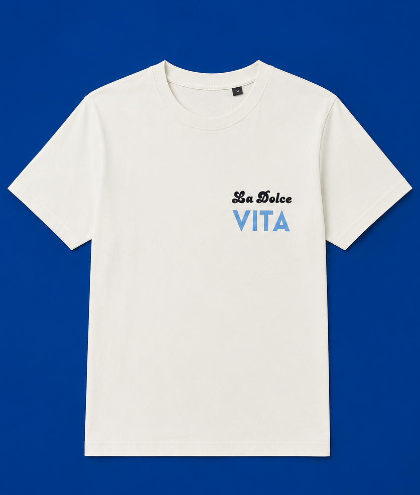 T-shirt  LA DOLCE VITA - Milk