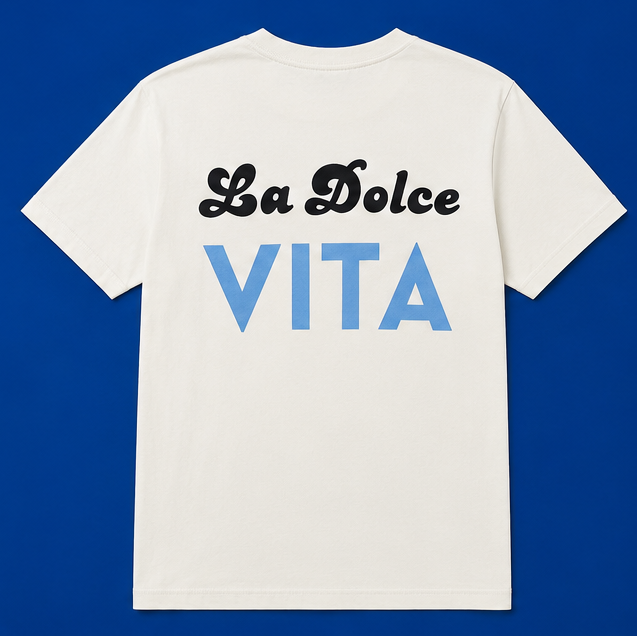 T-shirt  LA DOLCE VITA - Milk