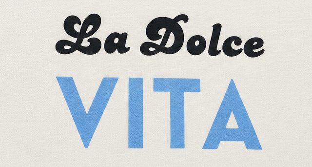 T-shirt  LA DOLCE VITA - Milk