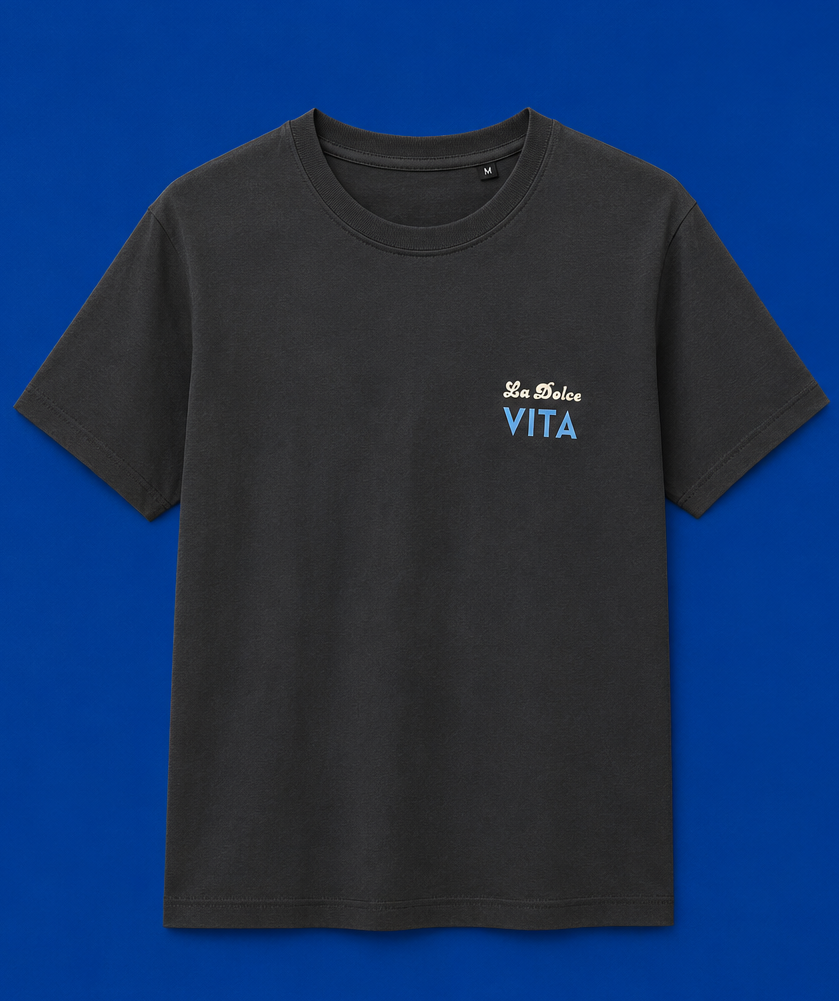 T-shirt LA DOLCE VITA - Navy