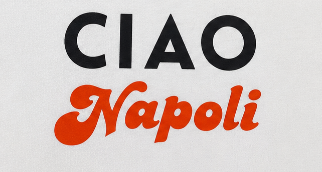 T-shirt CIAO NAPOLI - Bianca