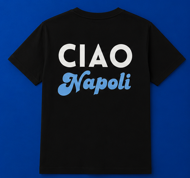 T-shirt CIAO NAPOLI - Nera