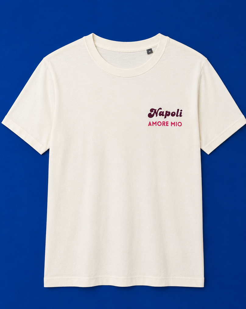 T-shirt NAPOLI AMORE MIO - Milk