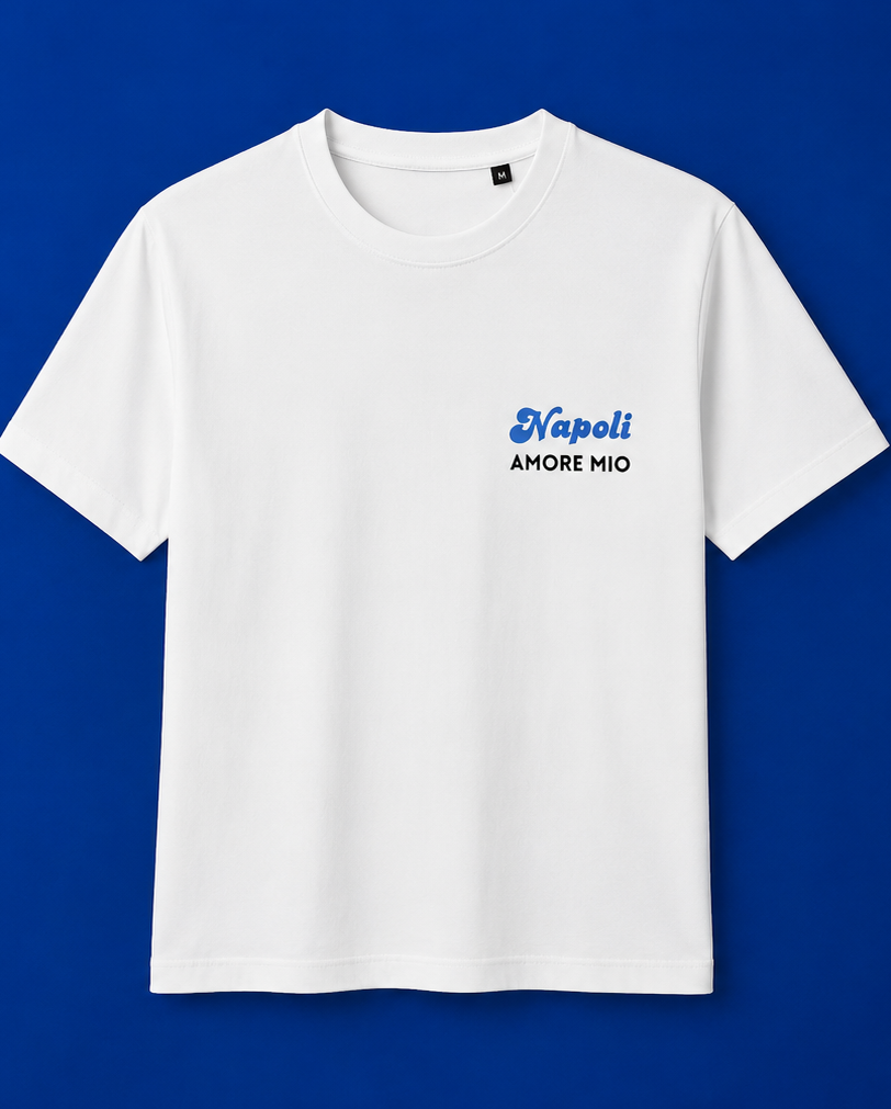 T-shirt NAPOLI AMORE MIO - Bianca