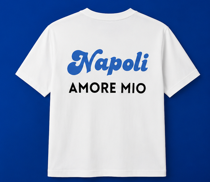 T-shirt NAPOLI AMORE MIO - Bianca