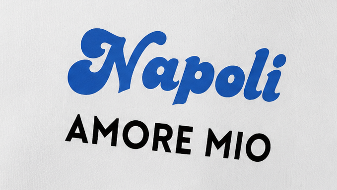 T-shirt NAPOLI AMORE MIO - Bianca
