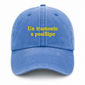 Cappellino Washed Cornflower - Un tramonto a Posillipo
