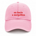 Cappellino Washed True Pink - Un bacio a mergellina