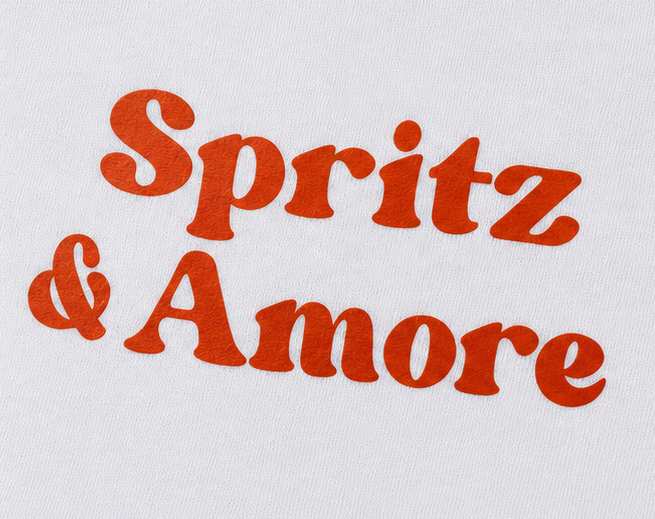 T-shirt - SPRITZ & AMORE - Bianca