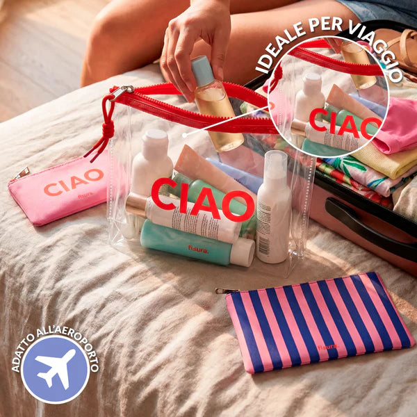 Beauty case triplo “Ciao”