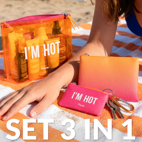 Beauty case triplo “I'm hot"