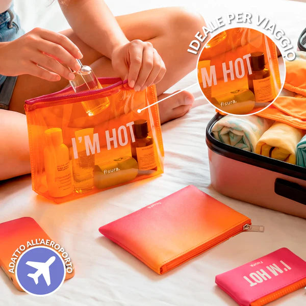 Beauty case triplo “I'm hot"