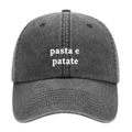 Cappellino Washed Black - Pasta & Patate