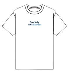 T-shirt Logo Bianca